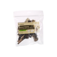 Nature snack lamshoofdhuid met haar