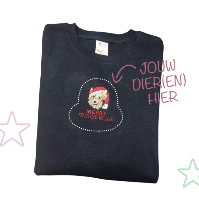 KERSTTRUI + KERSTTEKST - EIGEN DIER(EN) 