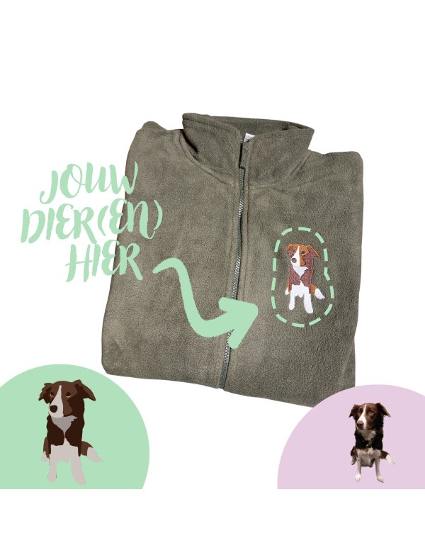 FLEECE VEST - EIGEN DIER(EN)