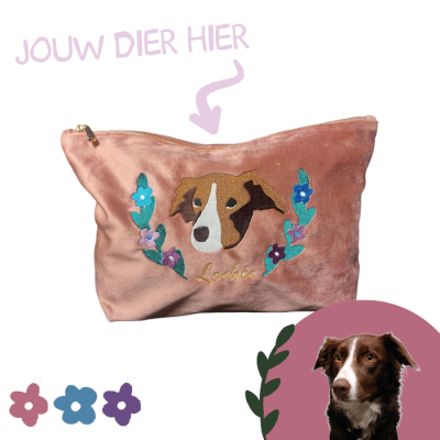 VELVET ZAKJE BLOEMEN/BLAADJES - EIGEN DIER VELVET ZAKJE BLOEMEN/BLAADJES - EIGEN DIER