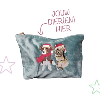 KERST VELVET ZAKJE - EIGEN DIER(EN) KERST VELVET ZAKJE - EIGEN DIER(EN)