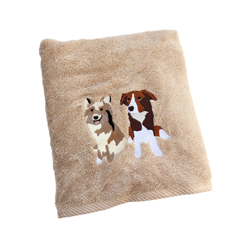 KLEINE HANDDOEK (2 STUKS) - EIGEN DIER(EN)