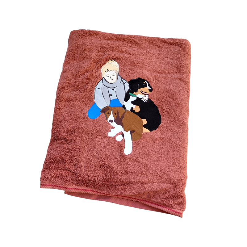 STRANDHANDDOEK (2 STUKS) - EIGEN DIER(EN)