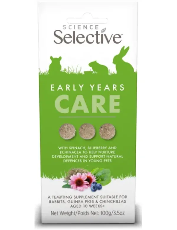 SCIENCE SELECTIVE EARLY YEARS CARE (SPINAZIE, BOSBES, ECHINACEA)