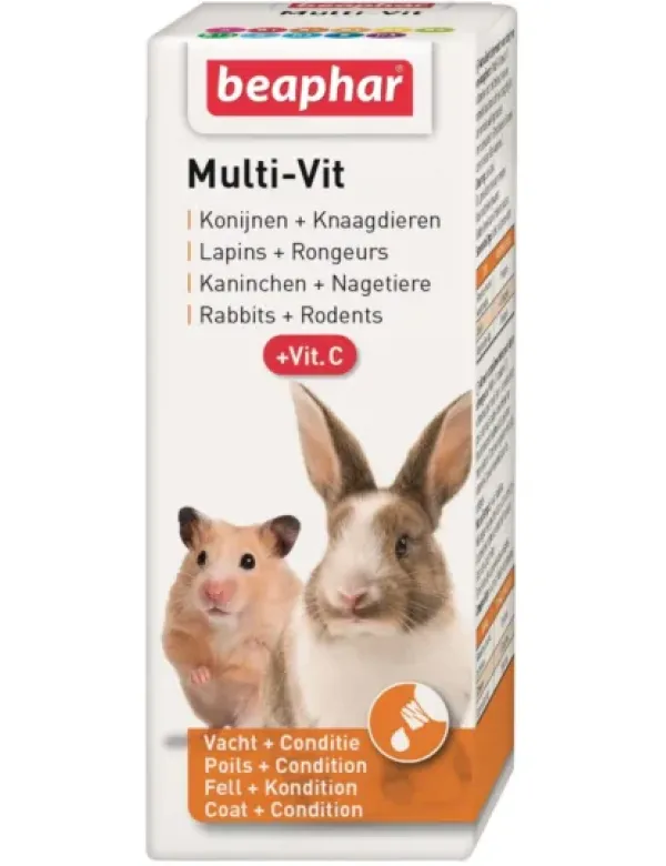 MULTI-VIT KNAAGDIEREN 50ML BEAPHAR