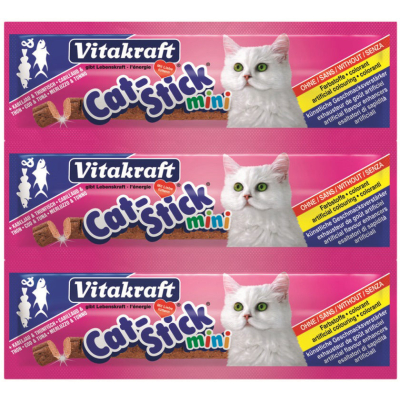 CAT STICK MINI KABELJAUW/TONIJN 3ST 