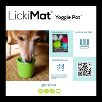 Lickimat Yoggie pot