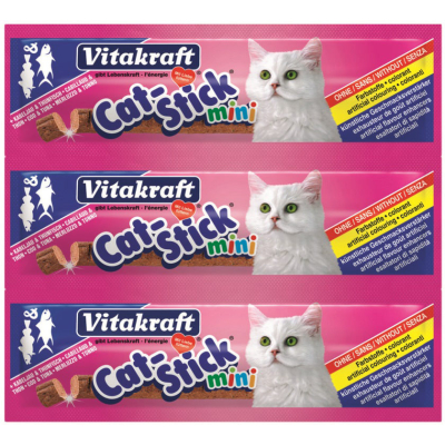 CAT STICK MINI KABELJAUW/TONIJN 3ST