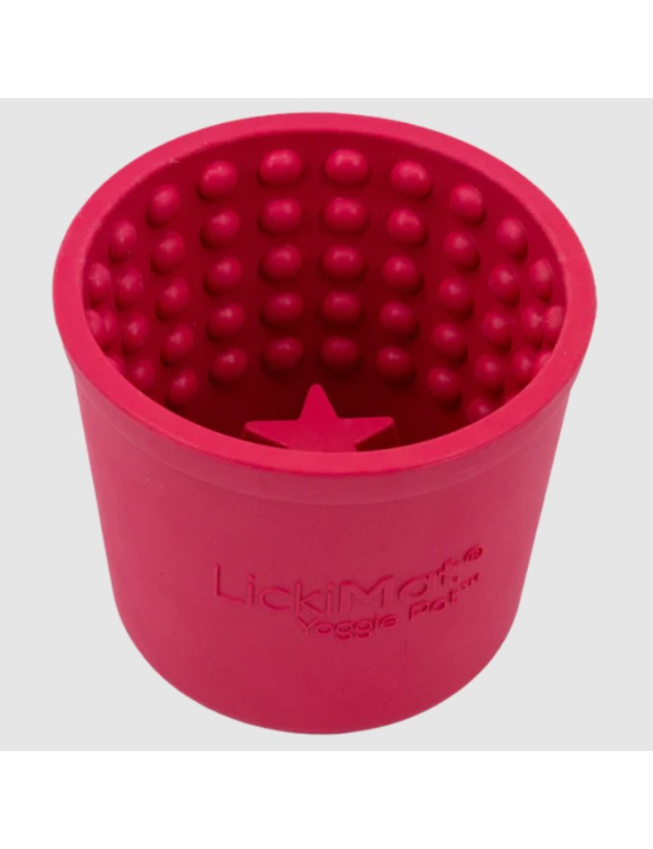 Lickimat Yoggie pot pink