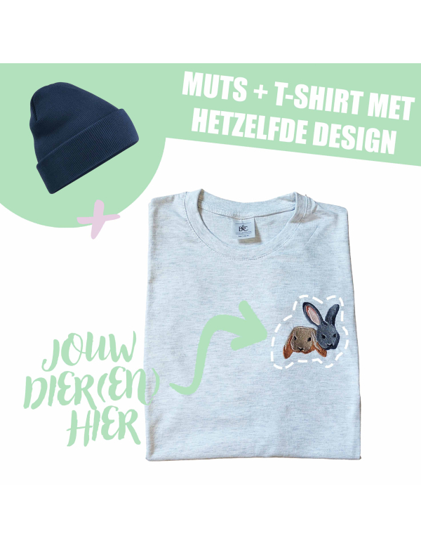 MUTS + T-SHIRT - EIGEN DIER(EN)