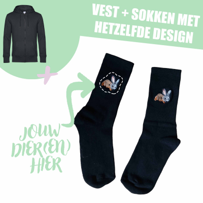 VOLWASSEN VEST + SOKKEN - EIGEN DIER(EN)