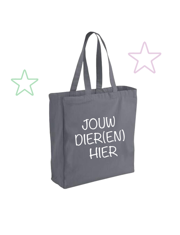 LUXE KERST CANVAS TAS - EIGEN DIER(EN) 