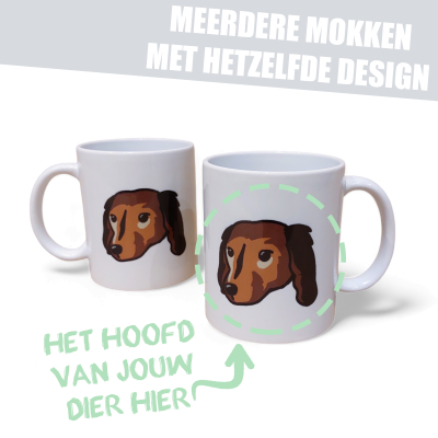 Meerdere mokken - hoofd eigen dier(en) 