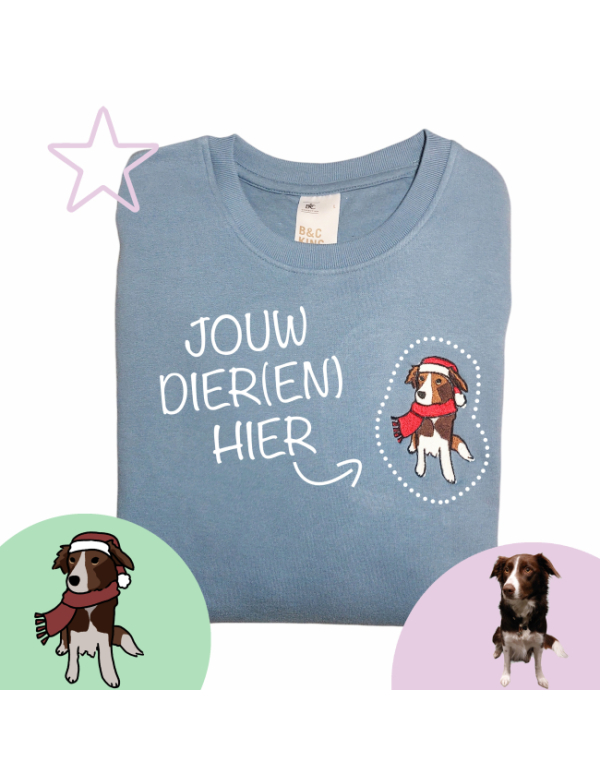 Kersttrui - eigen dier(en) 