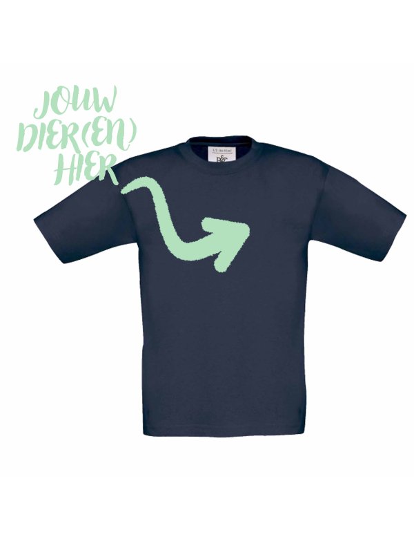 KINDER T-SHIRT - EIGEN DIER(EN)